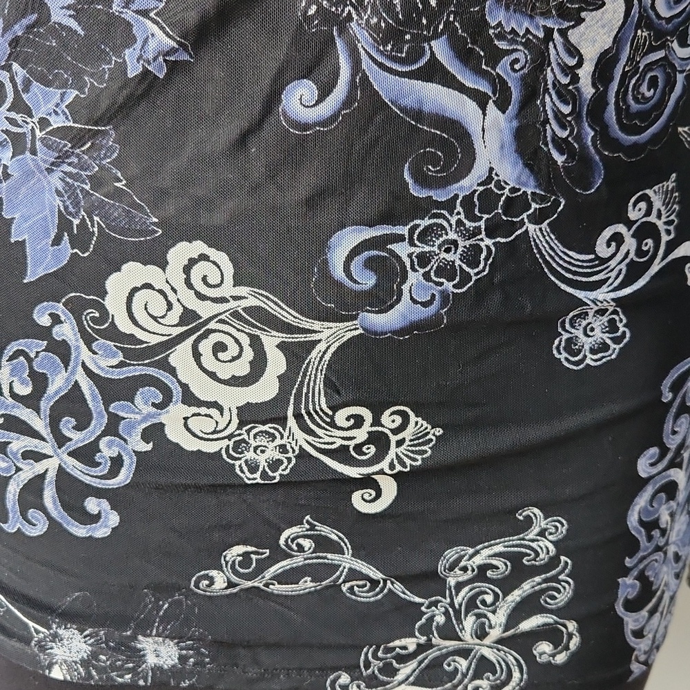 Johnny Was Jade Sheer Floral Print Top - Picture 4 of 13